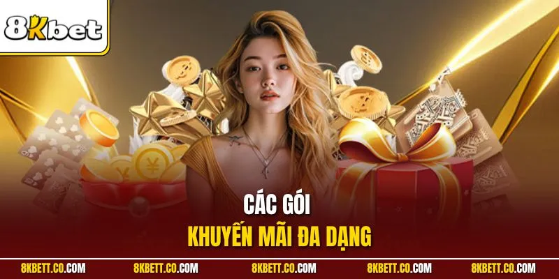 Các gói khuyến mãi đa dạng