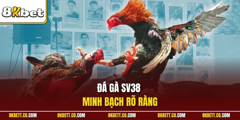 Đá gà SV38 minh bạch rõ ràng