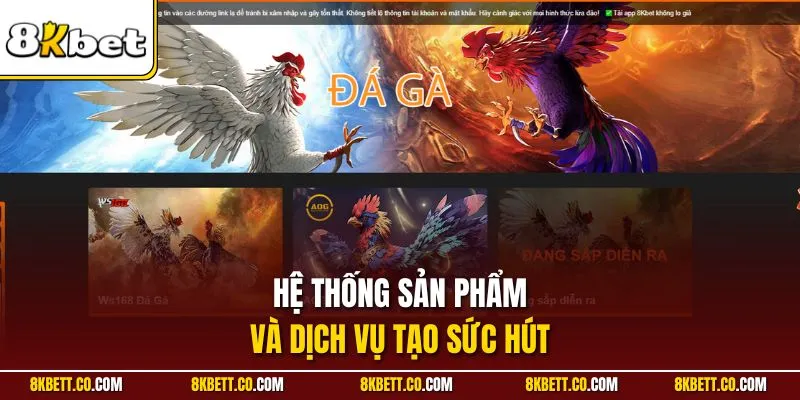 Hệ thống sản phẩm và dịch vụ tạo sức hút